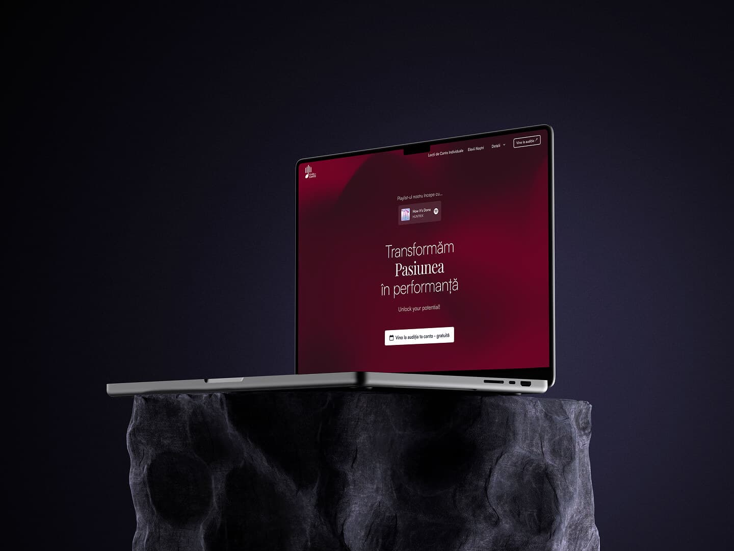 Clasa de Canto Hero Image